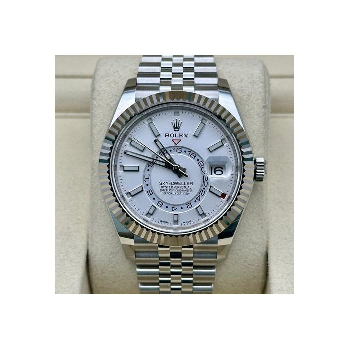 Rolex Sky-DwellerWhite Dial 2025 - New Style Box Ref. 336934
