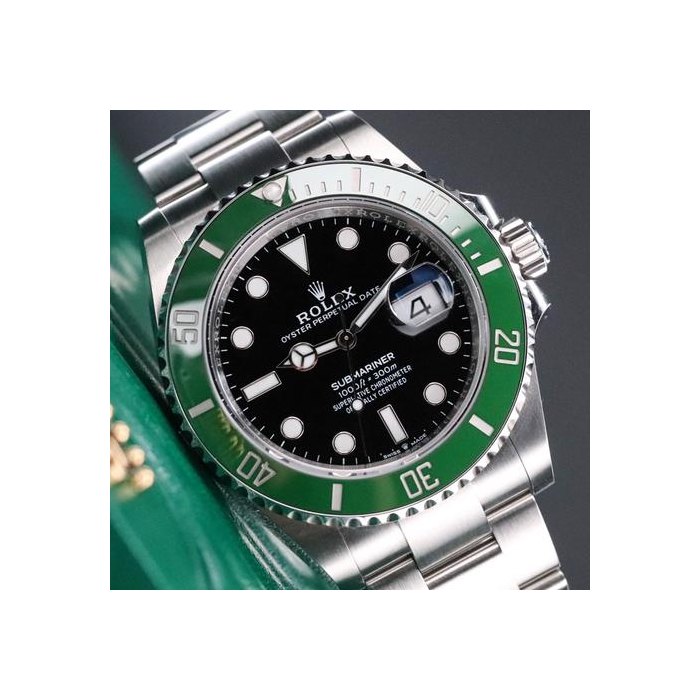 Rolex Submariner Date[Unworn Complete] Starbucks 41mm Green Bezel Black Dial Oyster 126610LV