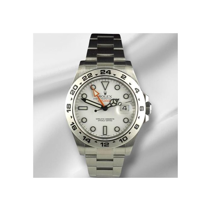 Rolex Explorer II42mm Explorer II White Dial Automatic Stainless Steel Men's Watch 216570