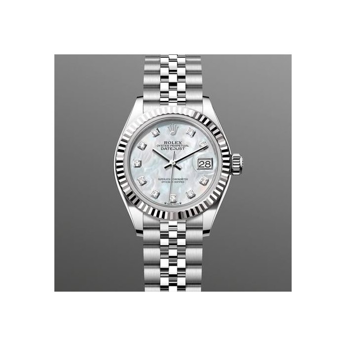 Rolex Lady-DatejustNEW 2026 MAY 279174 Mother of Pearl MOP Jubilee Steel 28 mm