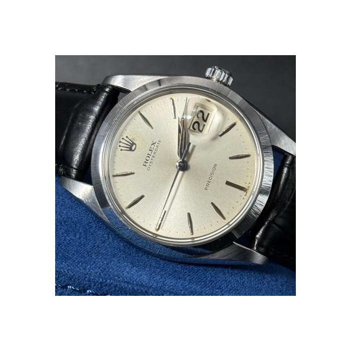 Rolex Oysterdate PrecisionOyster Date Watch and authenticity card Ref. 6694