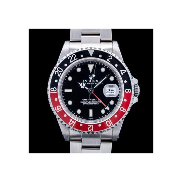 Rolex GMT-Master II16710 GMT-Master II Coke Bezel SS Black Dial Circa. 1997