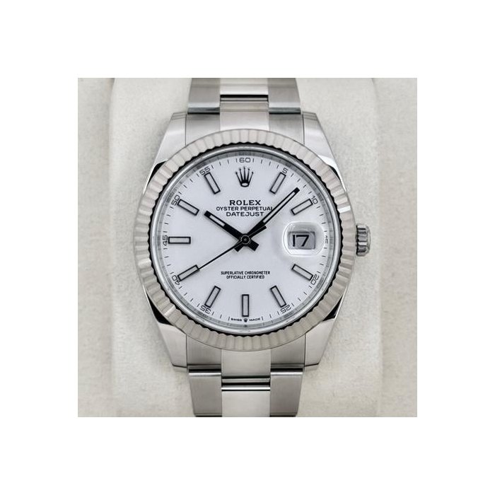 Rolex DatejustNEW 2026 Datejust 41mm 126334 Stainless Steel Oyster White Dial