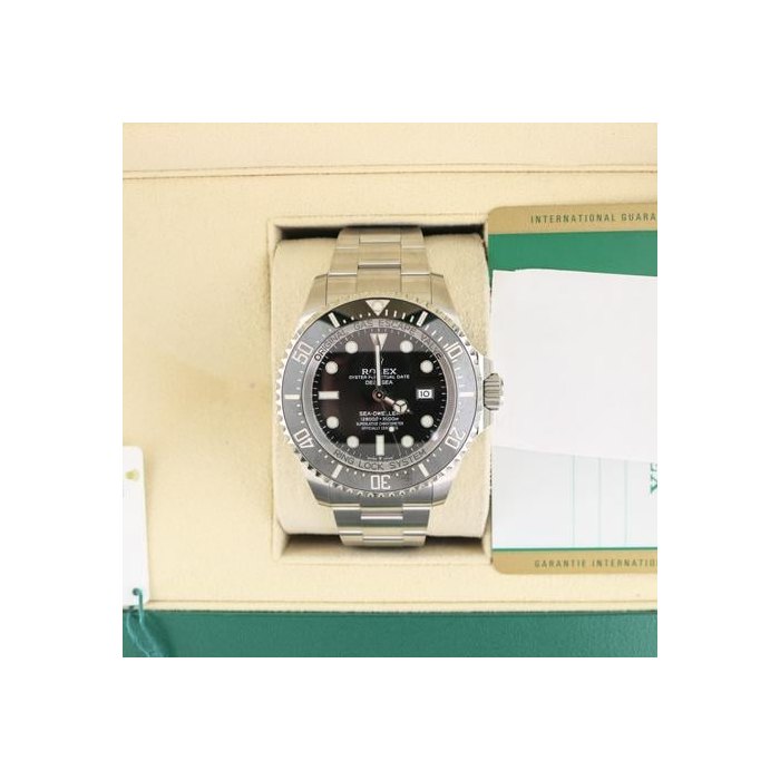 Rolex Sea-Dweller Deepsea2018 Deepsea Sea-Dweller 126660 Black Dial SS Oyster With Papers 44mm