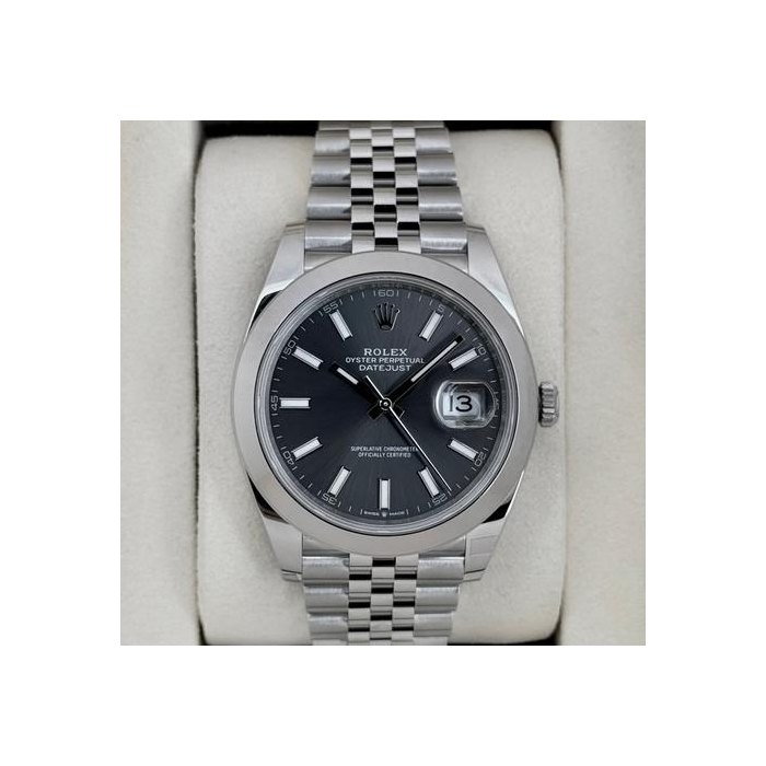 Rolex DatejustNEW 2026 Datejust 41mm 126300 Stainless Steel Jubilee Rhodium Dial