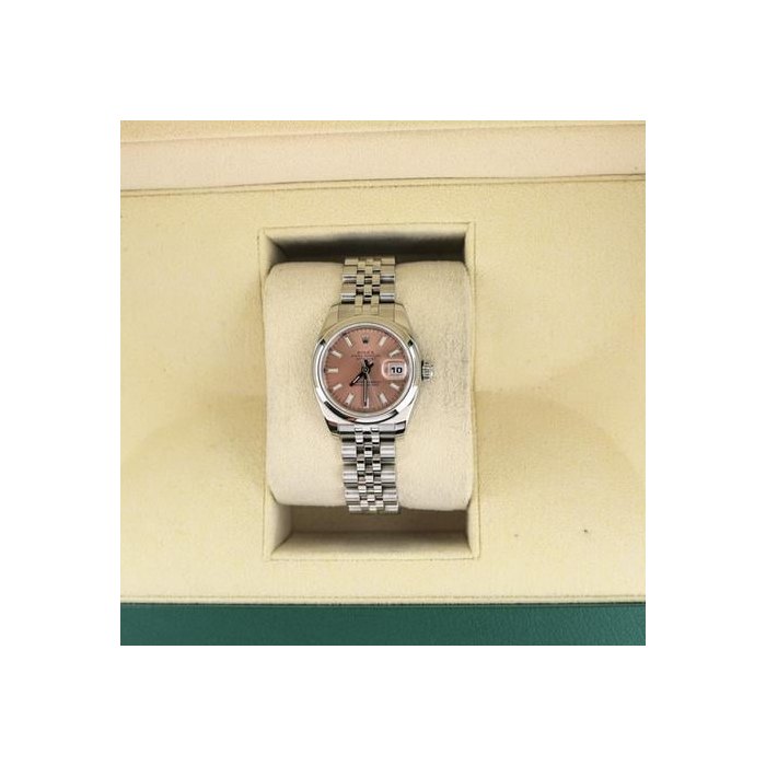 Rolex Lady-Datejust2006 Ladies Datejust 179160 Pink Dial SS Jubilee No Papers 26mm