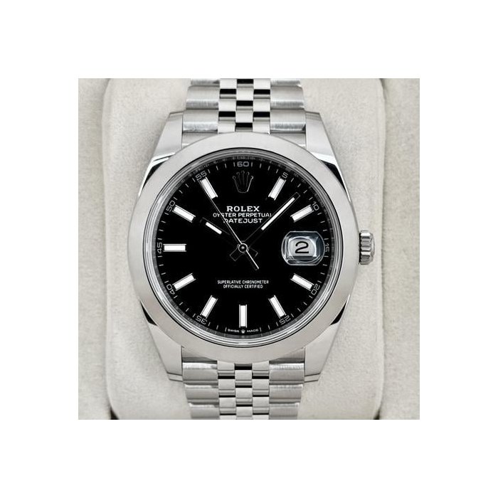 Rolex DatejustNEW 2026 Datejust 41mm 126300 Oystersteel Jubilee Bracelet Black Dial