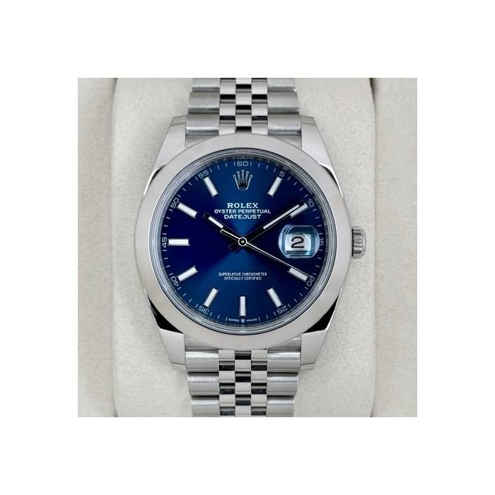 Rolex DatejustNEW 2026 Datejust 41mm 126300 Stainless Steel Jubilee Blue Dial