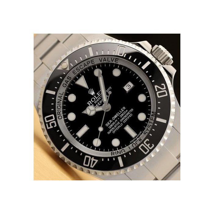 Rolex Sea-Dweller Deepsea2011 Card Rolex Sea-dweller Deepsea 116660 Black Ceramic 44mm Steel Oyster Watch