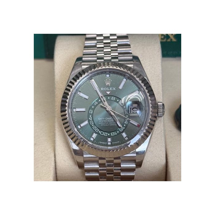 Rolex Sky-DwellerMint Green Jubilee Ref. 336934