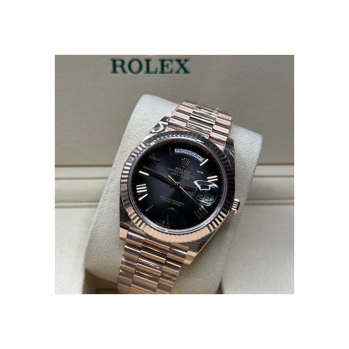 Rolex Day-Date40 ROLEX 228235 DAY-DATE 40 BLACK OMBRE ROSE GOLD PRES NEW 2026
