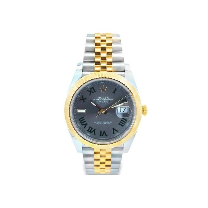 Rolex Datejust41 Wimbledon Dial Two-Tone Jubilee Watch Ref. 126333