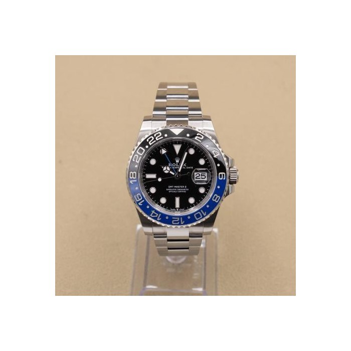 Rolex GMT-Master IIBatman 2023 Black Dial on Oyster 126710BLNR