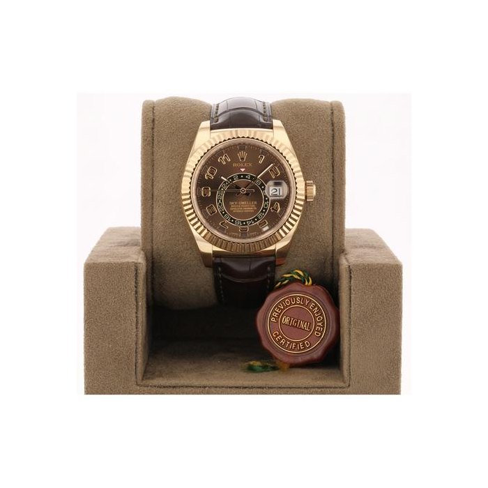 Rolex Sky-Dweller42mm Everose Chocolate Dial Ref. 326135