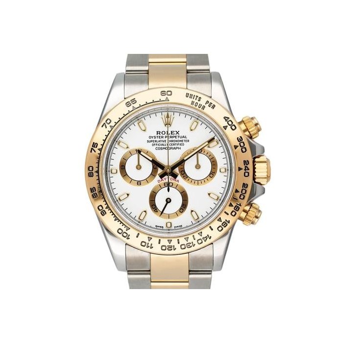 Rolex Daytona116503 White Dial Two Tone Mens Watch Box Papers