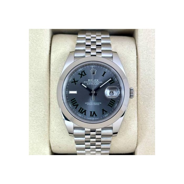 Rolex DatejustNEW 2026 Datejust 41mm 126300 Stainless Steel Jubilee Wimbledon Dial