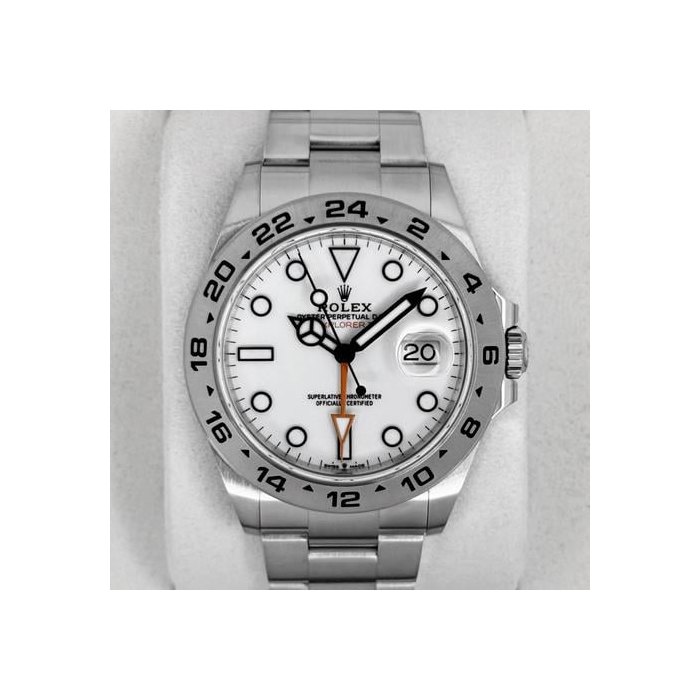 Rolex Explorer IINEW 2026 Explorer II 42mm 226570 Oystersteel with a Polar White Dial