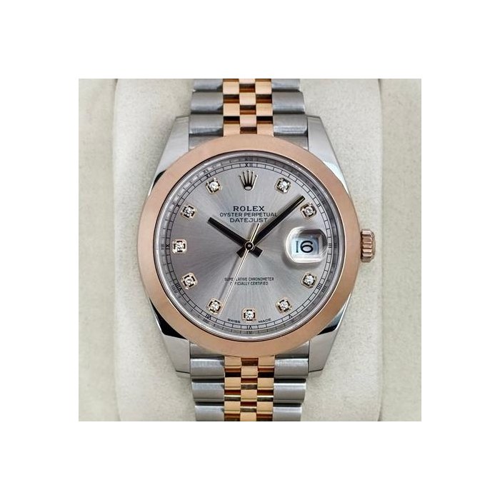 Rolex DatejustNEW 2026 Datejust 41mm 126301 Two-Tone Jubilee Sundust Diamond Dial