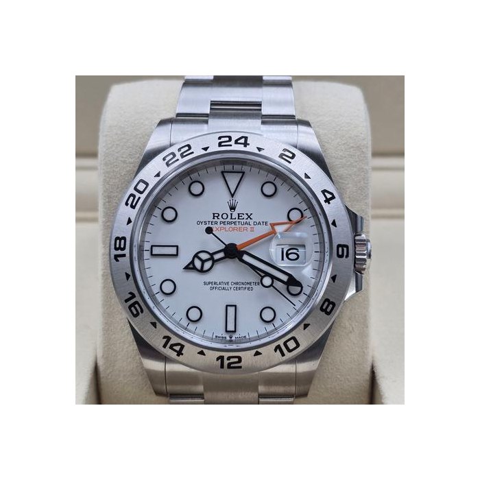 Rolex Explorer IINEW 2026 Explorer II 42mm 226570 Stainless Steel White Dial