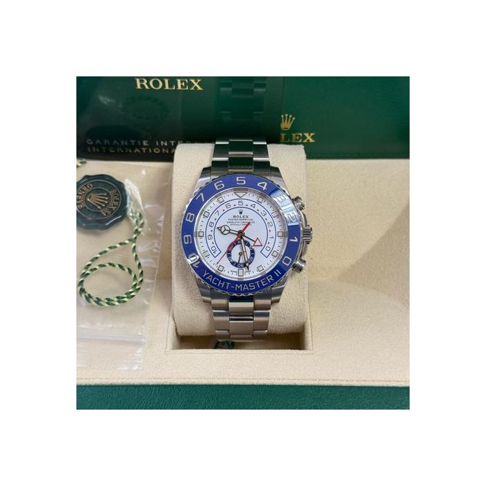 Rolex Yacht-Master II2020 44mm White Dial Oyster Perpetual Ref. 116680