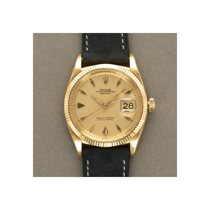 Rolex DatejustRef. 6605 Satin Champagne Dial