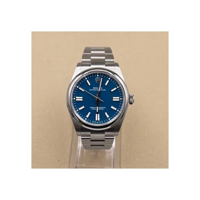Rolex Oyster Perpetual41 2025 Med Blue Dial on Oyster 134300