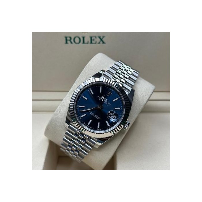 Rolex Datejust41 ROLEX 126334 DATEJUST 41 BLUE INDEX JUBILEE UNWORN 2026