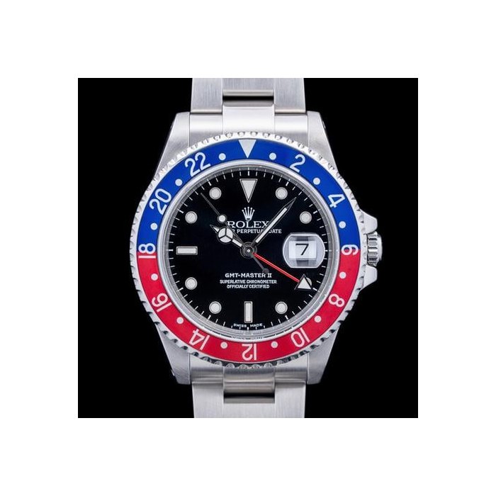 Rolex GMT-Master II16710A GMT-Master II "Pepsi" SS Black Dial Circa. 2001