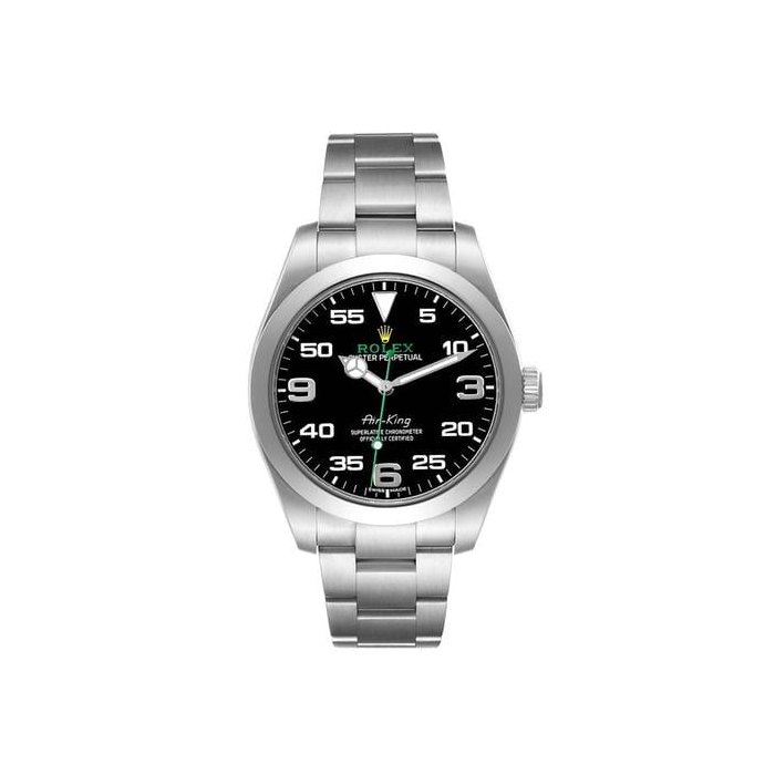 Rolex Air KingOyster Perpetual Air-King Stainless Steel Black Dial Men's Watch 116900 Includes Rolex Card Box & Hang Tag Ref. 116900-0001