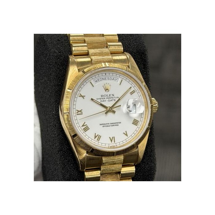 Rolex Day-Date36 Full Set Bark Bracelet Excellent Condition Ref. 18308