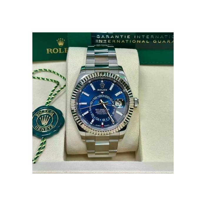 Rolex Sky-DwellerUnworn 2026 42mm Blue Dial Oyster Ref. 336934