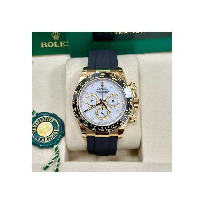 Rolex DaytonaUnworn 2026 Yellow Gold 40mm White Dial Ref. 126518ln