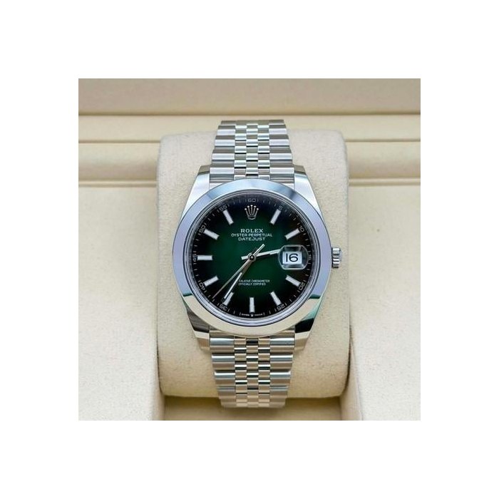 Rolex Datejust41 Green Ombré Dial Jubilee Bracelet 2026 - New Style Box Ref. 126300