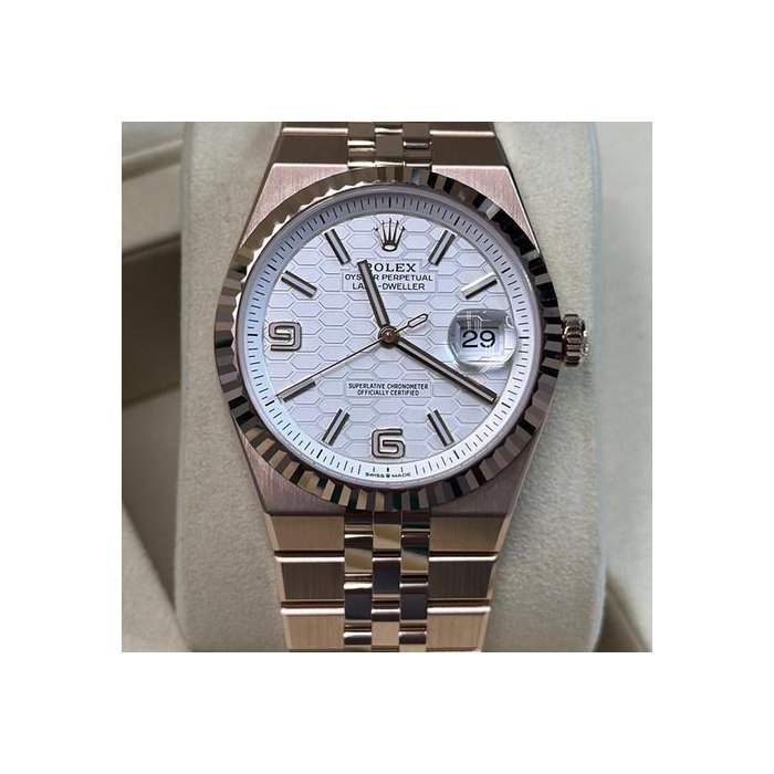 Rolex Land-Dweller40 White ROLEX 127335 LAND-DWELLER White Honeycomb 2026 UNWORN