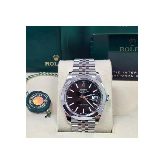 Rolex DatejustUnworn 2026 41mm Black Index Dial Jubilee Bracelet Ref. 126300