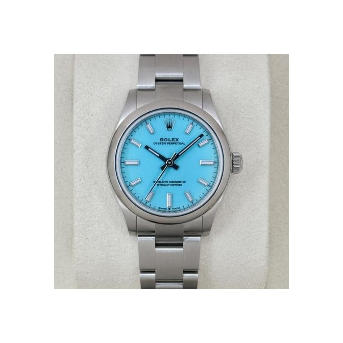 Rolex Rolex Oyster PerpetualNEW 2026 Oyster Perpetual 31mm 277200 Turquoise Blue Dial, Price & Market Data