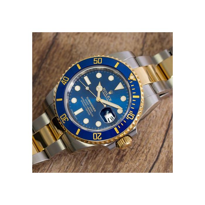 Rolex Rolex Submariner Date116613LB 18k Gold & Steel Blue Dial 40mm, Price & Market Data