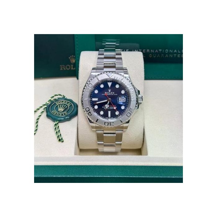 Rolex Yacht-MasterUnworn 2026 40mm Blue Dial Platinum Bezel Oyster Ref. 126622