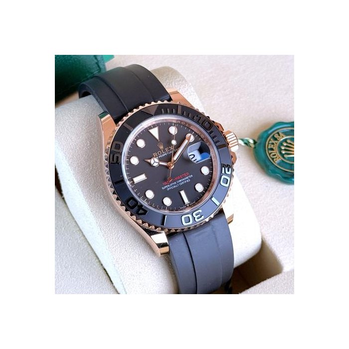 Rolex Yacht-Master40 Complete Set Box & Papers 126655 Oysterflex