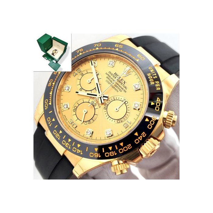 Rolex Daytona2020 Unworn Stickered Rolex Cosmograph Daytona 40mm Yellow Gold Box/Papers/Tag Ref. 116518LN