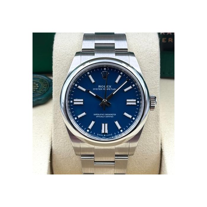 Rolex Oyster PerpetualUnworn 41mm Blue Dial 134300 Box & Papers 2025