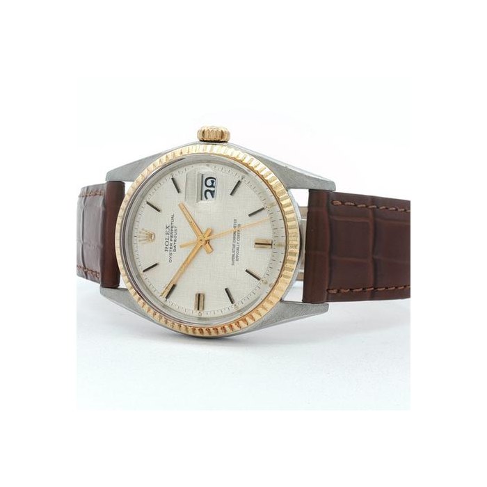 Rolex Datejust36 Silver Dial Yellow Gold and Stainless Steel 1601