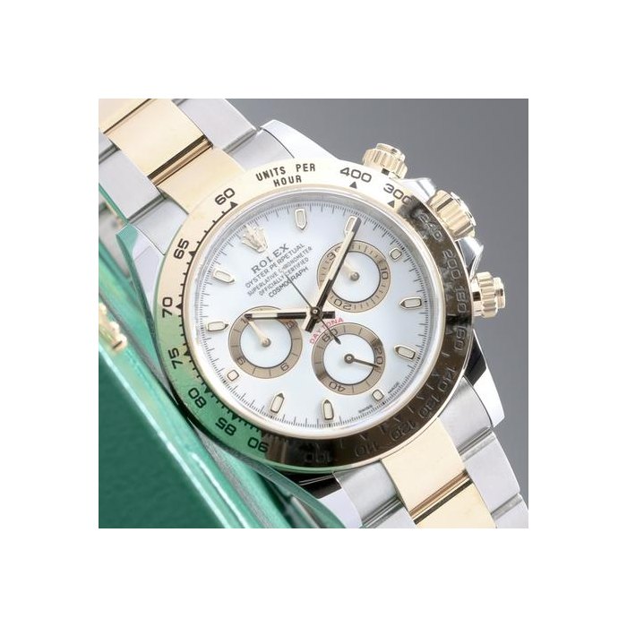 Rolex Rolex Daytona2022 Complete 40mm Two-Tone White Dial Oyster Bracelet 116503, Price & Market Data