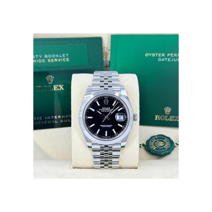 Rolex DatejustUnworn 2026 Datejust 41 mm Black Jubilee 126300-0012 Complete