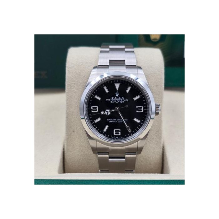 Rolex ExplorerNEW 2026 Explorer I Black Dial Stainless Steel 36mm 124270