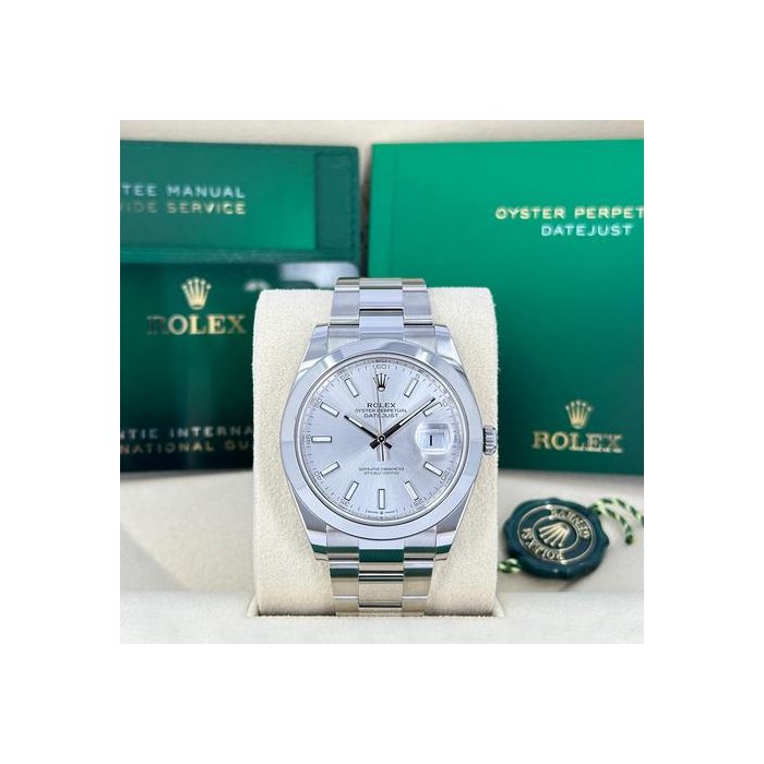 Rolex DatejustUnworn 2026 Datejust 41mm Silver Oyster 126300-0003 Complete