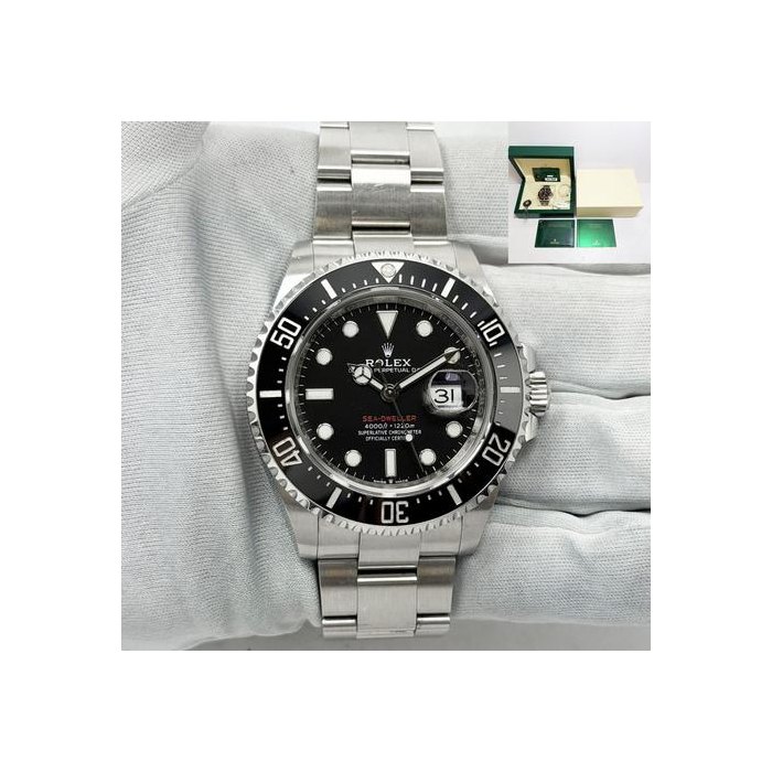 Rolex Sea-Dweller2020 Rolex Sea-Dweller Deepsea Red Letter 126600 43MM Black Steel Box PaperSea-Dweller