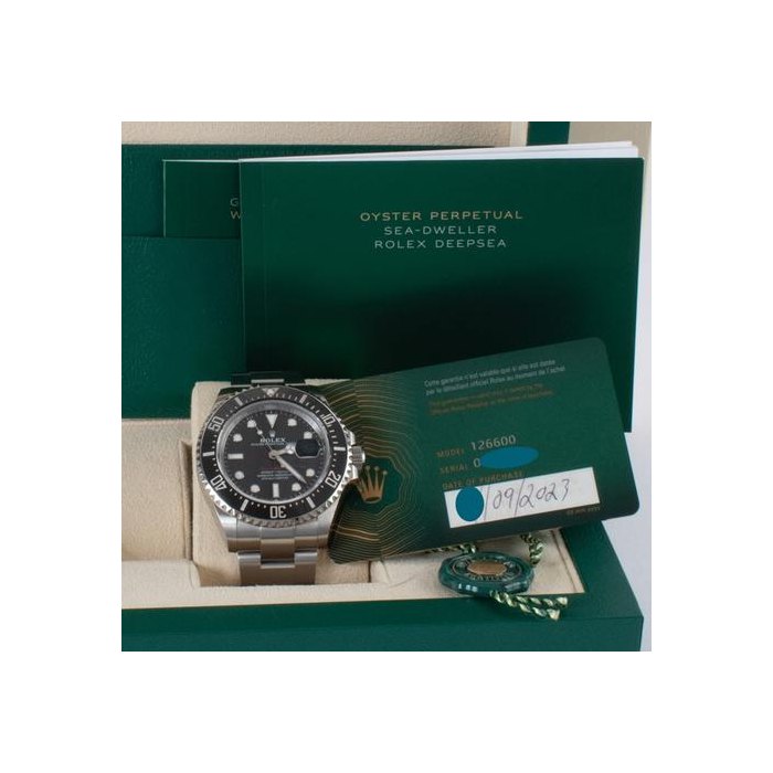 Rolex Sea-Dweller43mm 2023 Full Set 126600 Steel