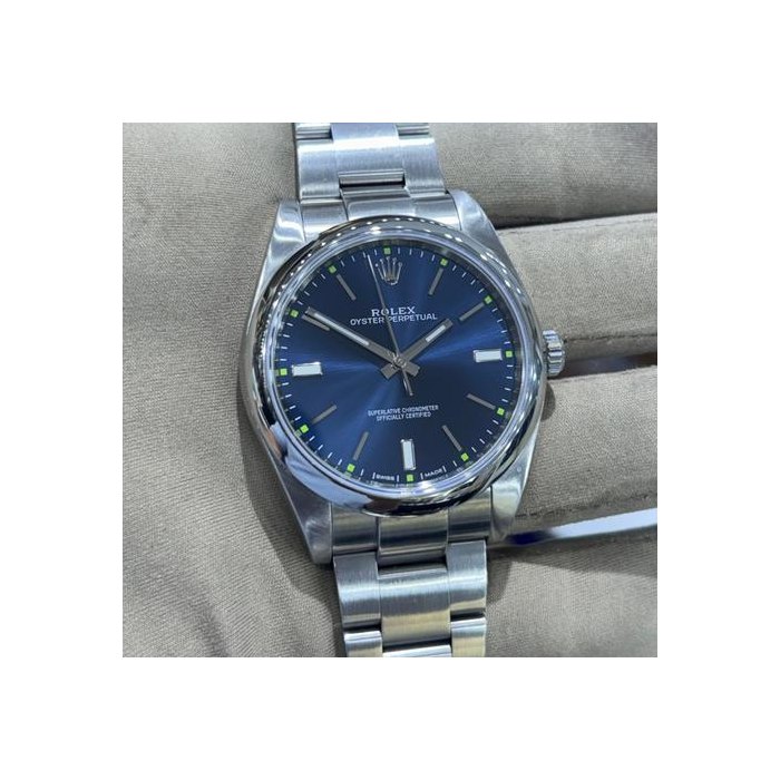 Rolex Oyster Perpetual39 Blue Dial Stainless Steel OP 114300