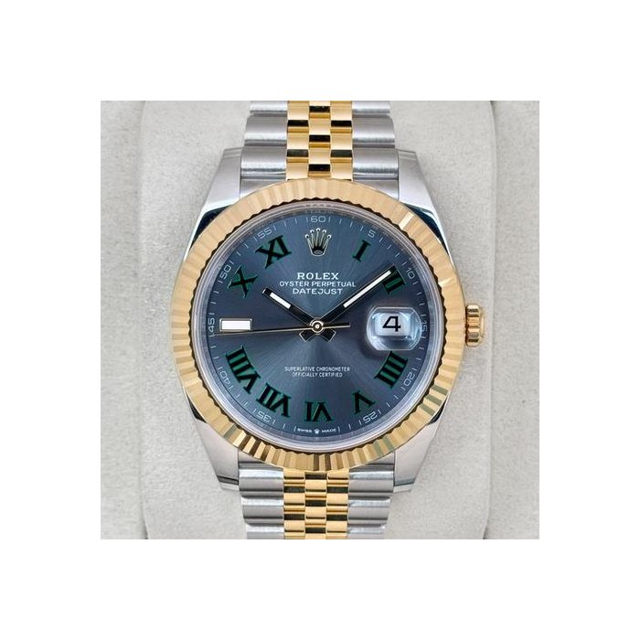 Rolex DatejustNEW 2026 Rolex Datejust 41mm 126333 Two-Tone Jubilee Wimbledon Dial